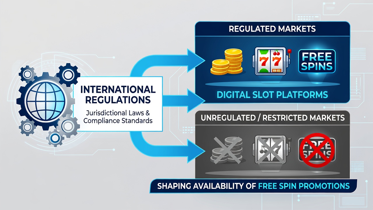 Regulatory compliance dashboard monitoring free spin promotions across jurisdictions